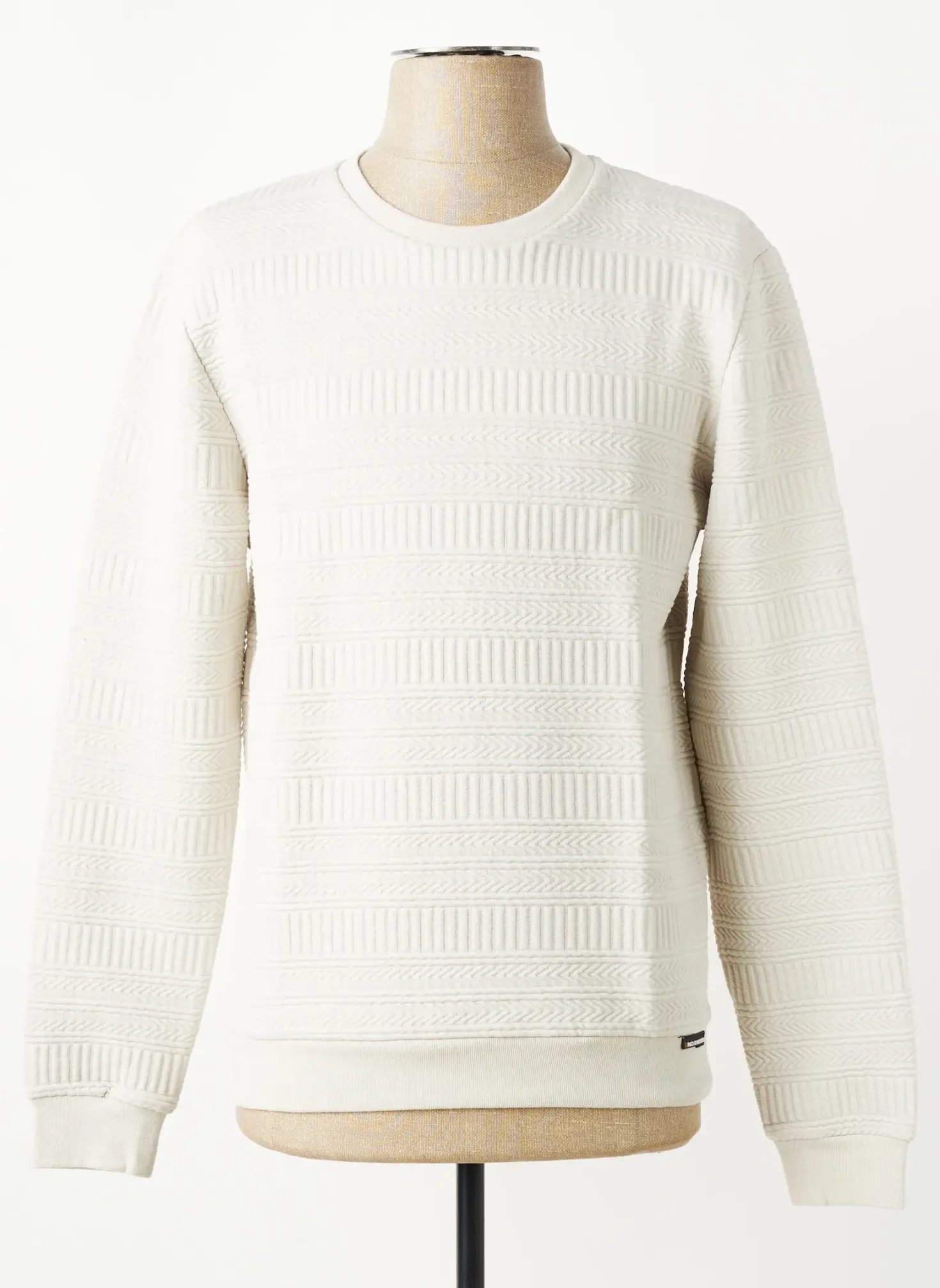 Pull No Excess Blanc Manches Longues