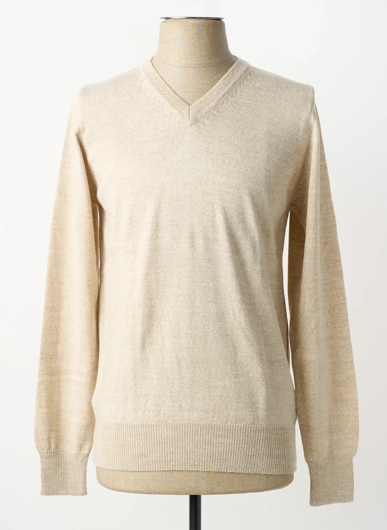 Pull Oliver Holton Beige Manches Longues