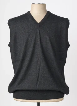 Pull Oliver Holton Noir Sans Manche