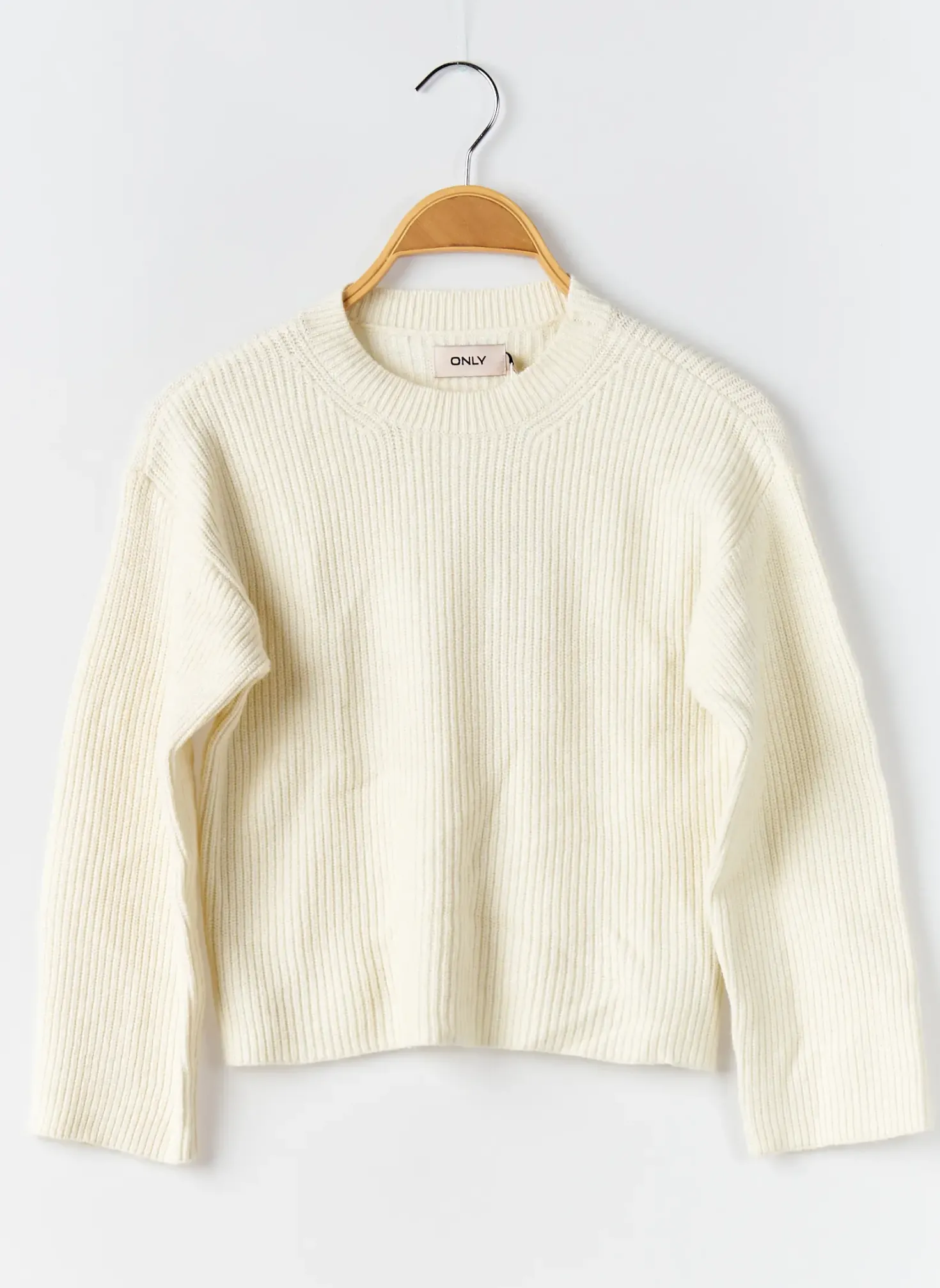 Pull Only Beige Manches Longues