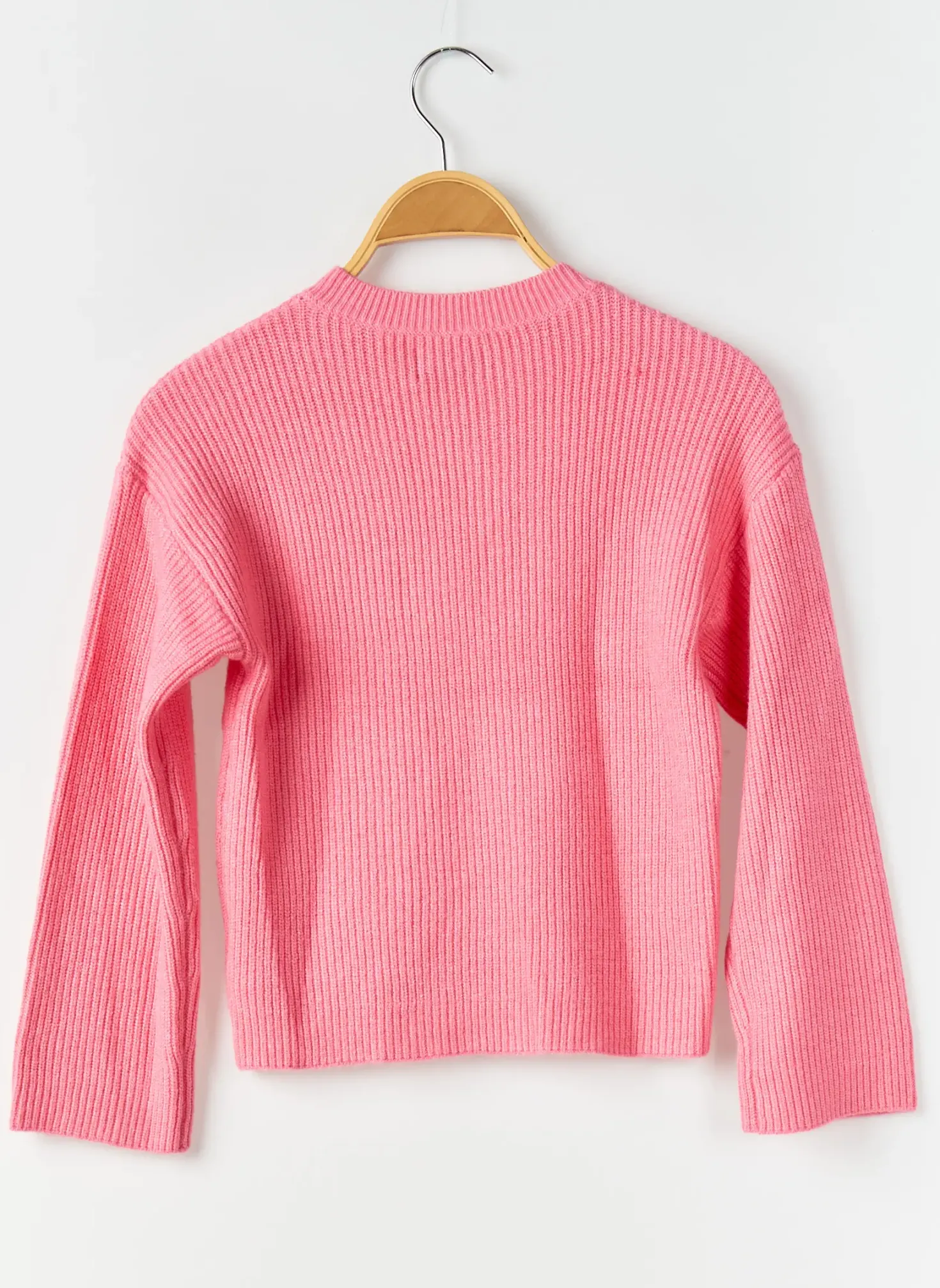 Pull Only Rose Manches Longues