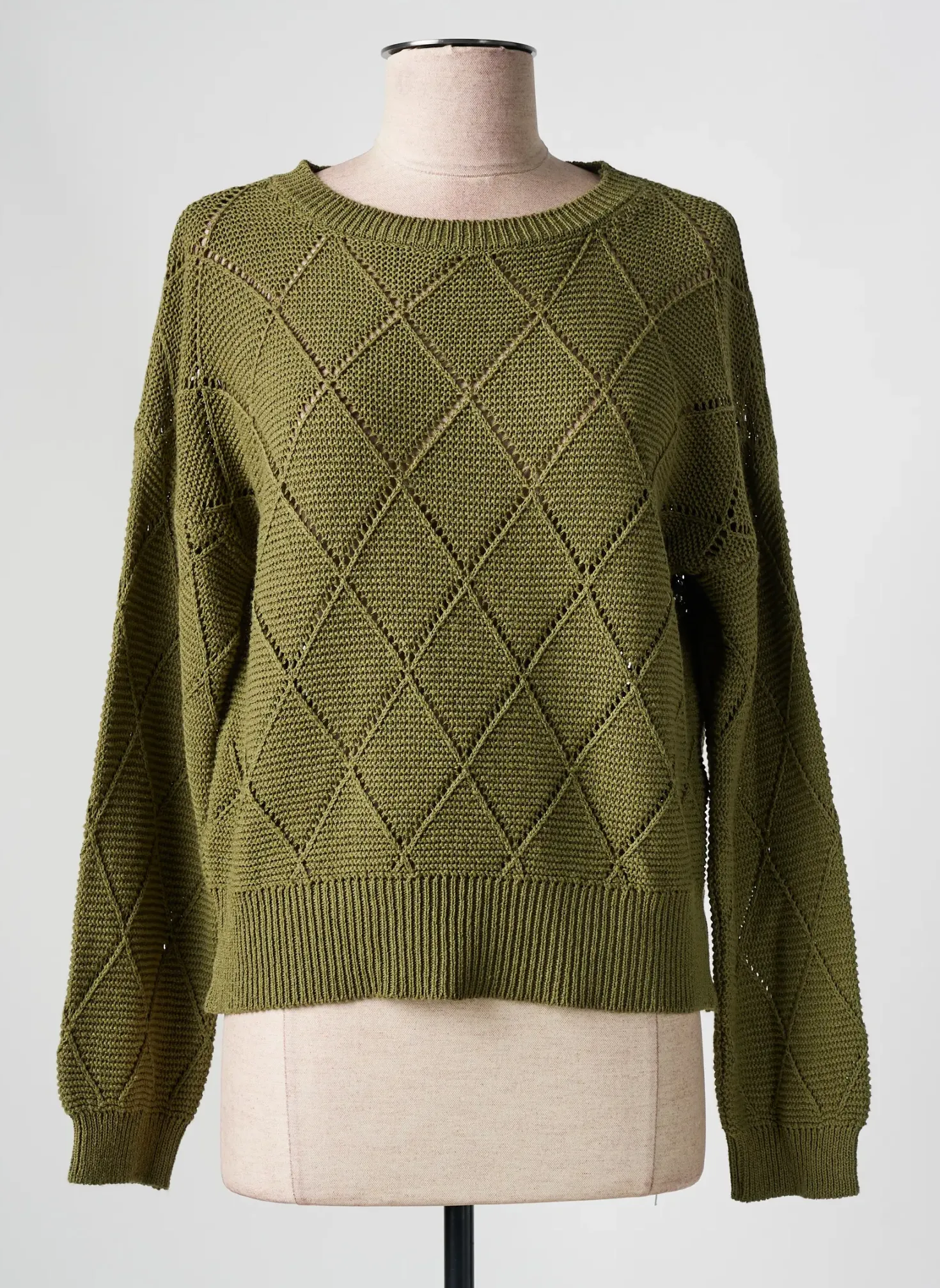 Pull Pako Litto Vert Manches Longues