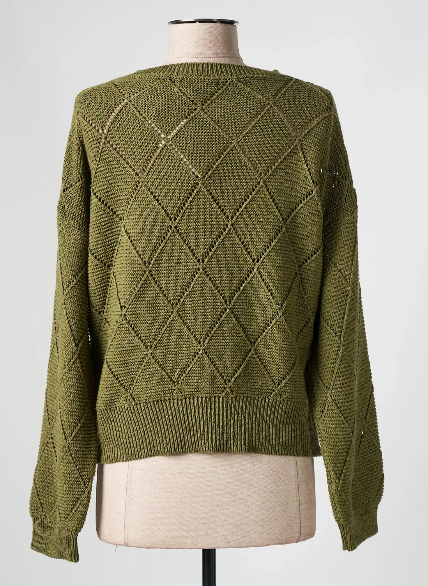 Pull Pako Litto Vert Manches Longues