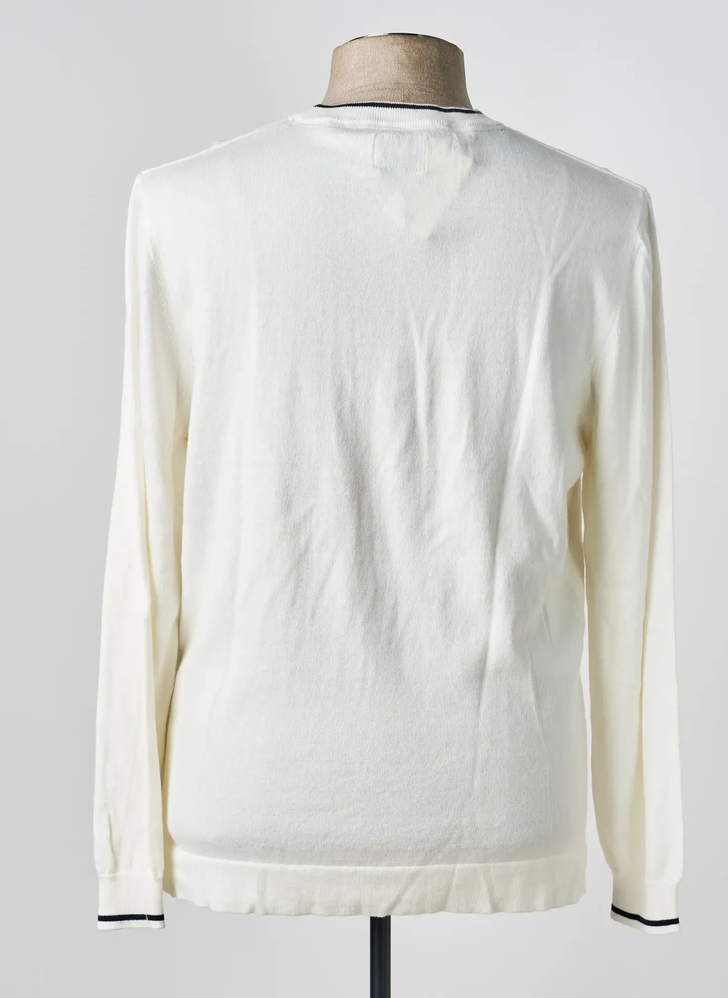 Pull Pepe Jeans Blanc Manches Longues