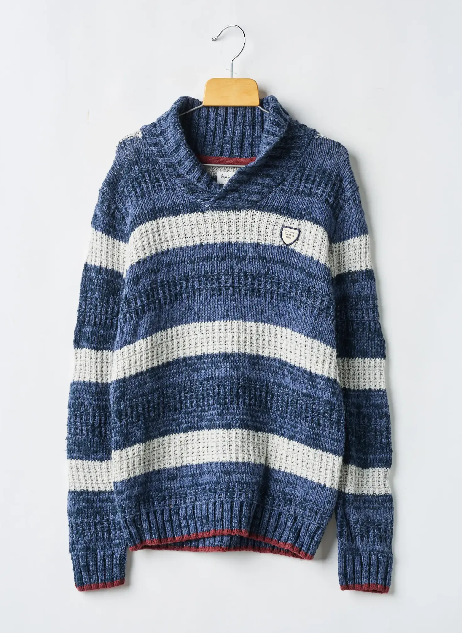 Pull Pepe Jeans Bleu Manches Longues