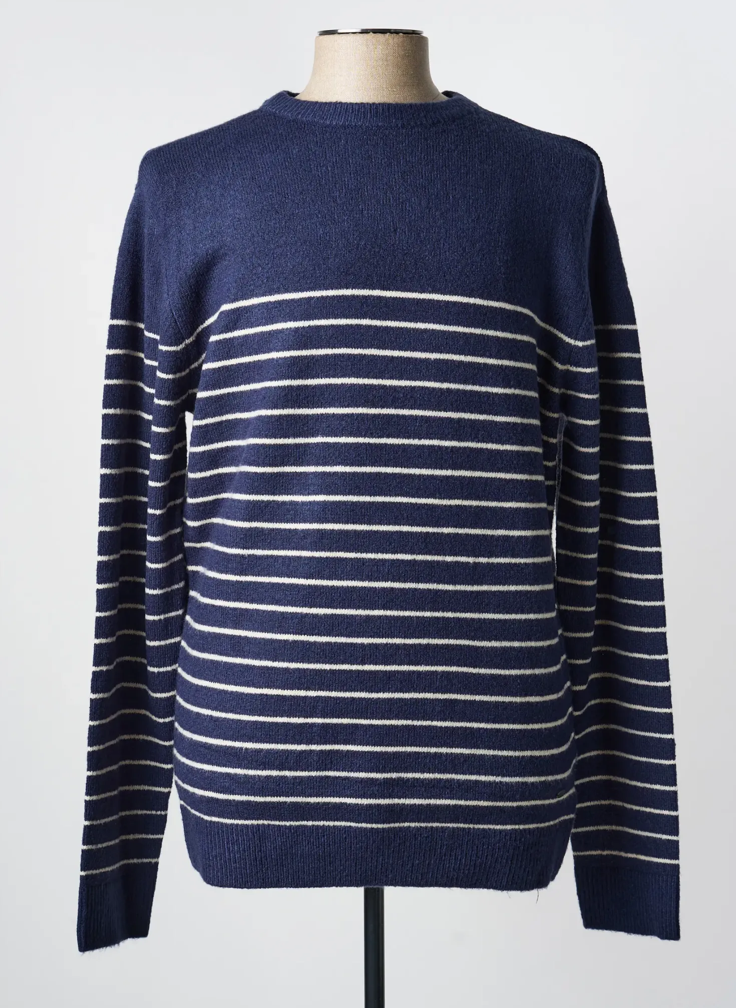 Pull Petrol Industries Bleu Manches Longues