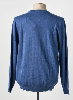 Pull Petrol Industries Bleu Manches Longues