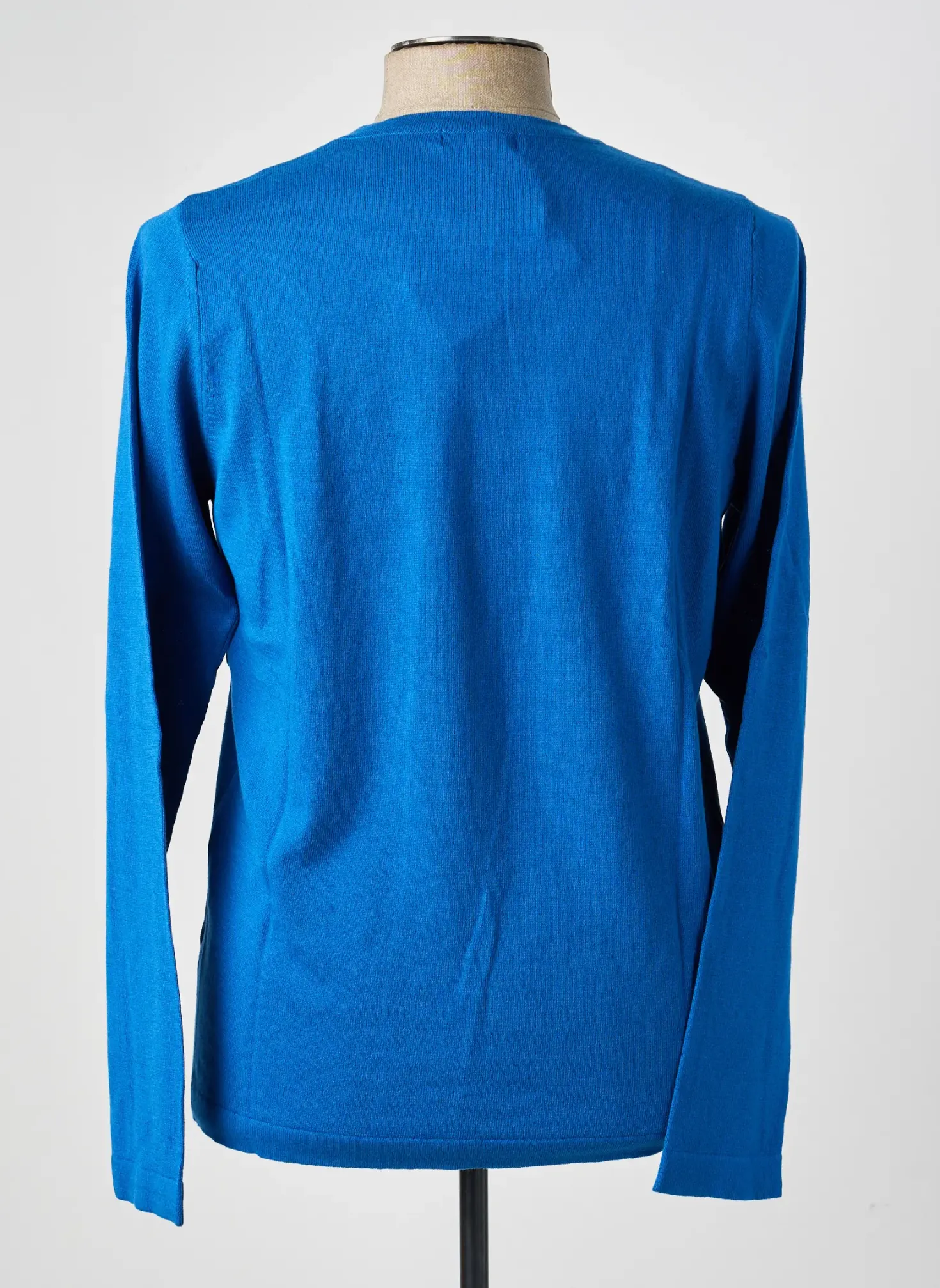 Pull Pierre Talamon Bleu Manches Longues