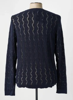 Pull Pierre Talamon Bleu Manches Longues