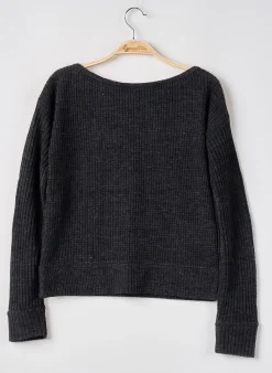 Pull Pretty Little Thing Gris Manches Longues