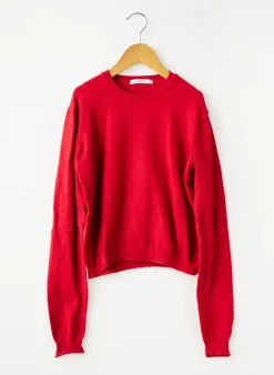 Pull Pull & Bear Rouge Manches Longues