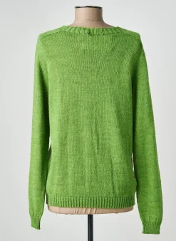 Pull Pull & Maille Vert Manches Longues