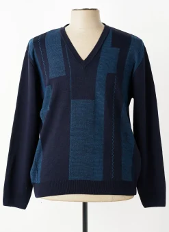 Pull Rhodamel Bleu Manches Longues