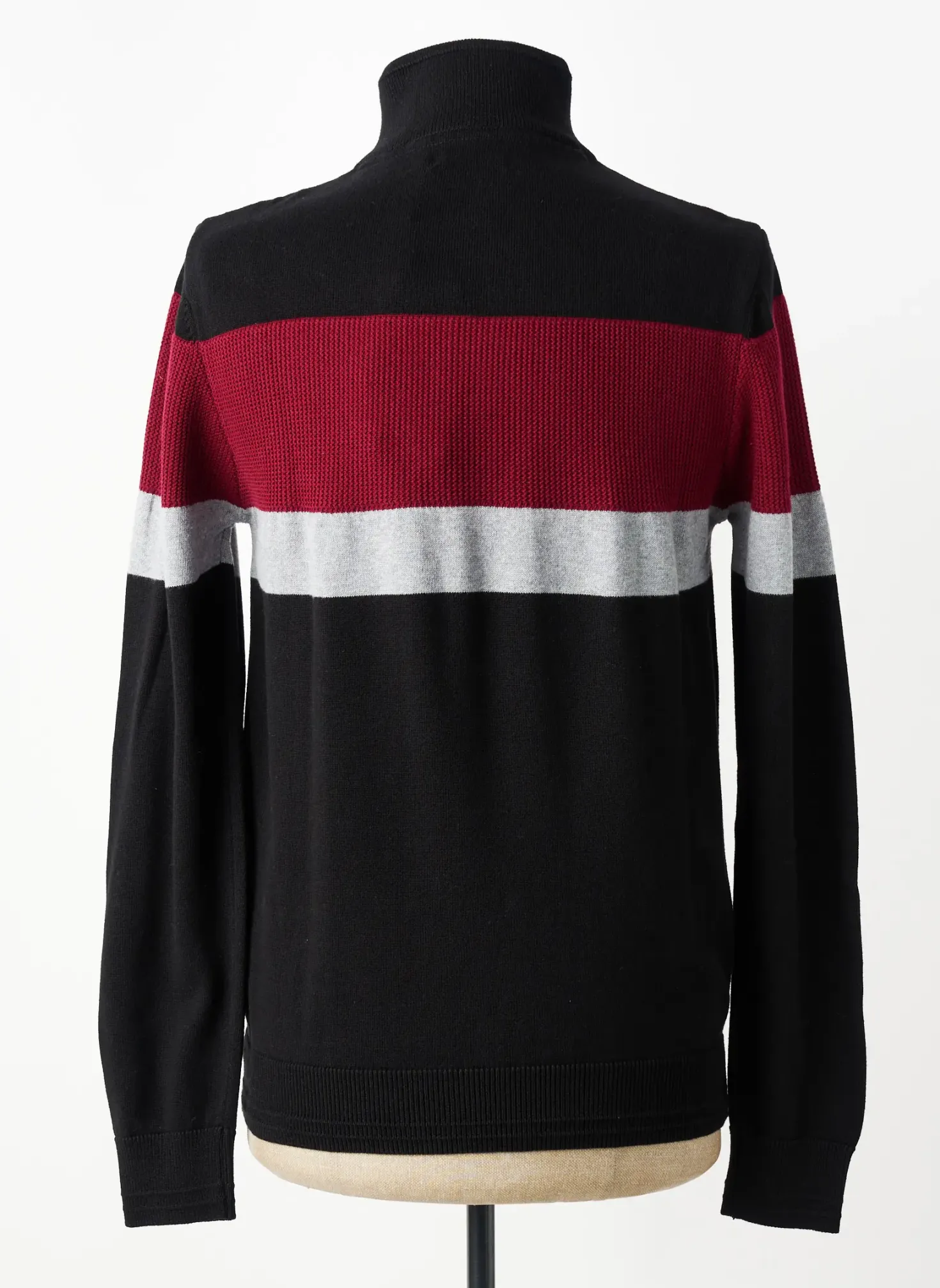 Pull Ritchie Noir Manches Longues