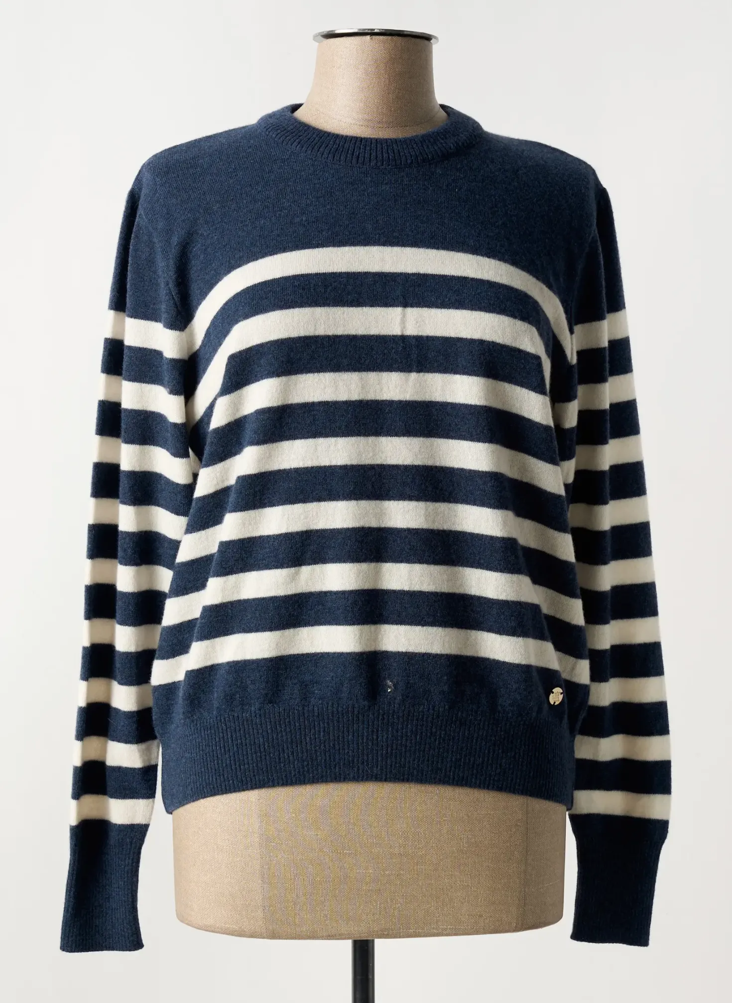 Pull Royal Mer Bleu Manches Longues