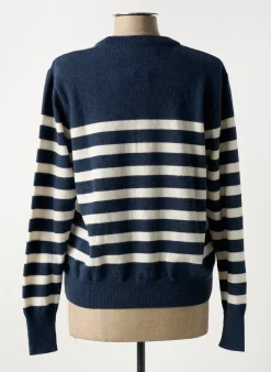 Pull Royal Mer Bleu Manches Longues