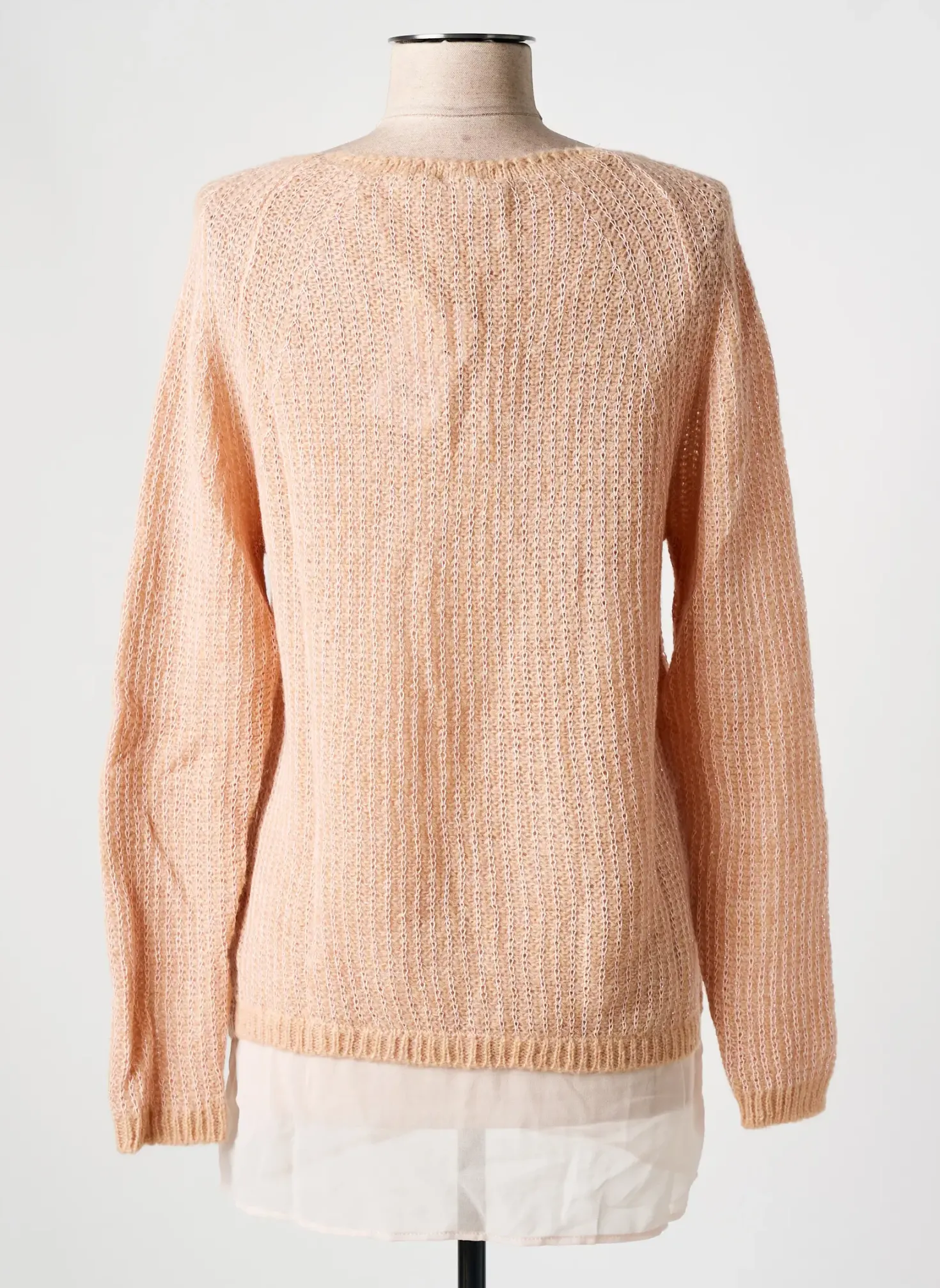Pull Salsa Rose Manches Longues