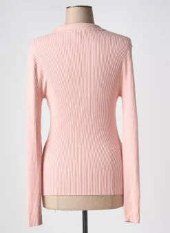 Pull Salsa Rose Manches Longues