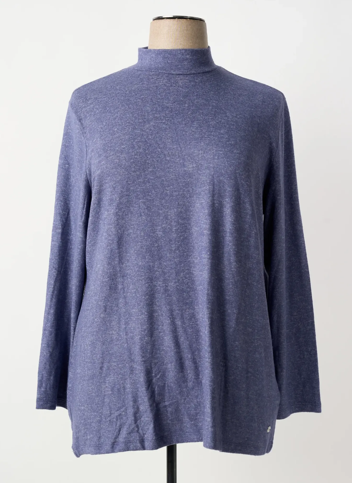 Pull Sheego Bleu Manches Longues