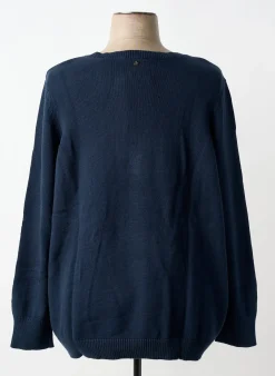 Pull Sheego Bleu Manches Longues