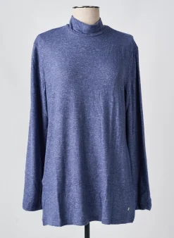 Pull Sheego Bleu Manches Longues
