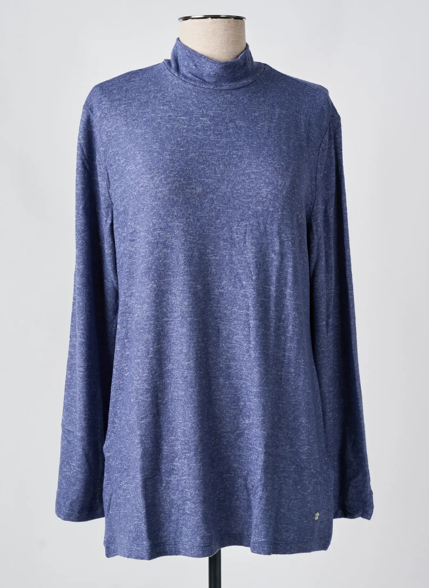 Pull Sheego Bleu Manches Longues