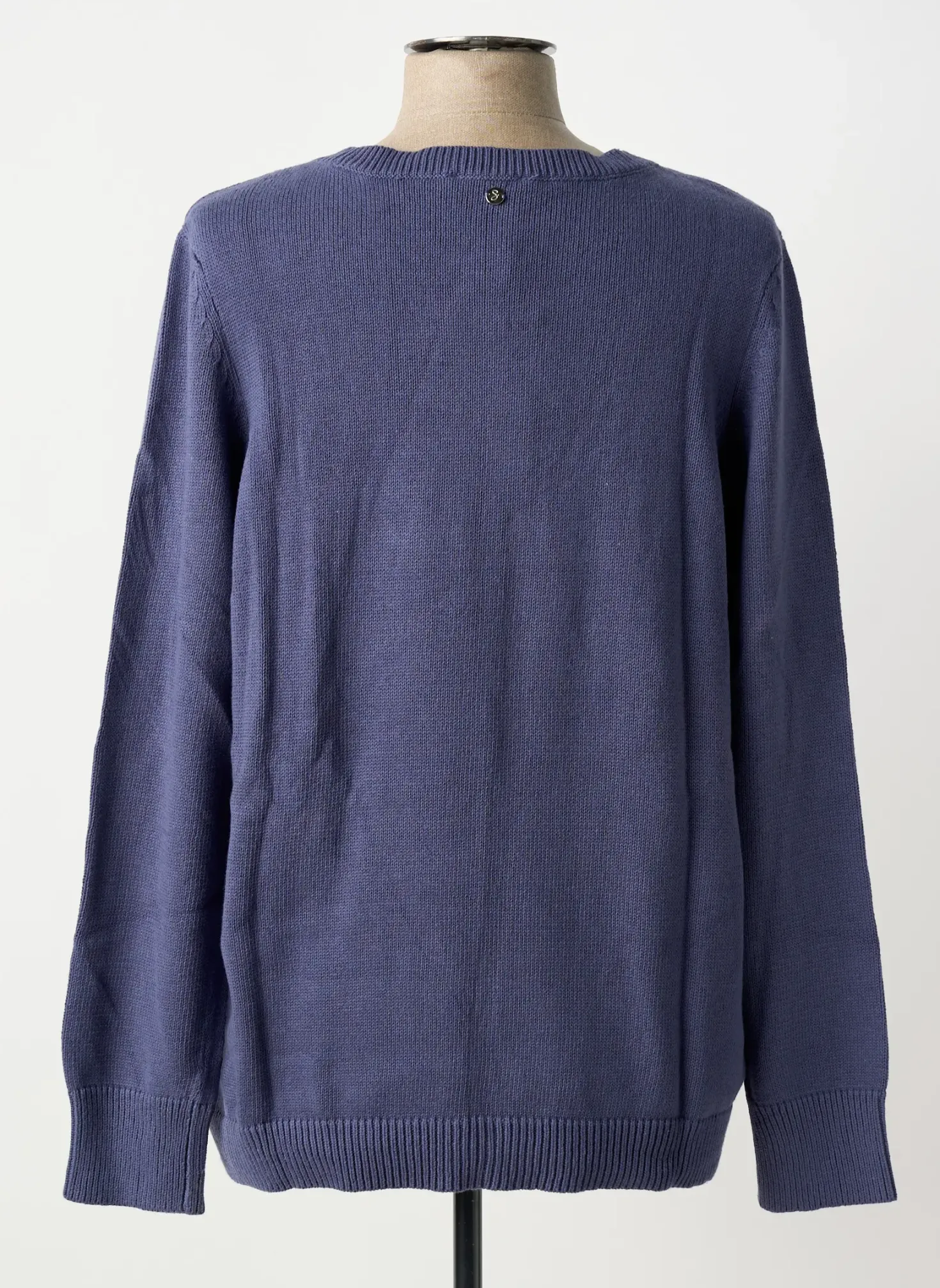 Pull Sheego Bleu Manches Longues
