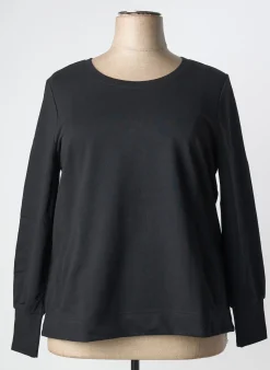 Pull Sheego Noir Manches Longues