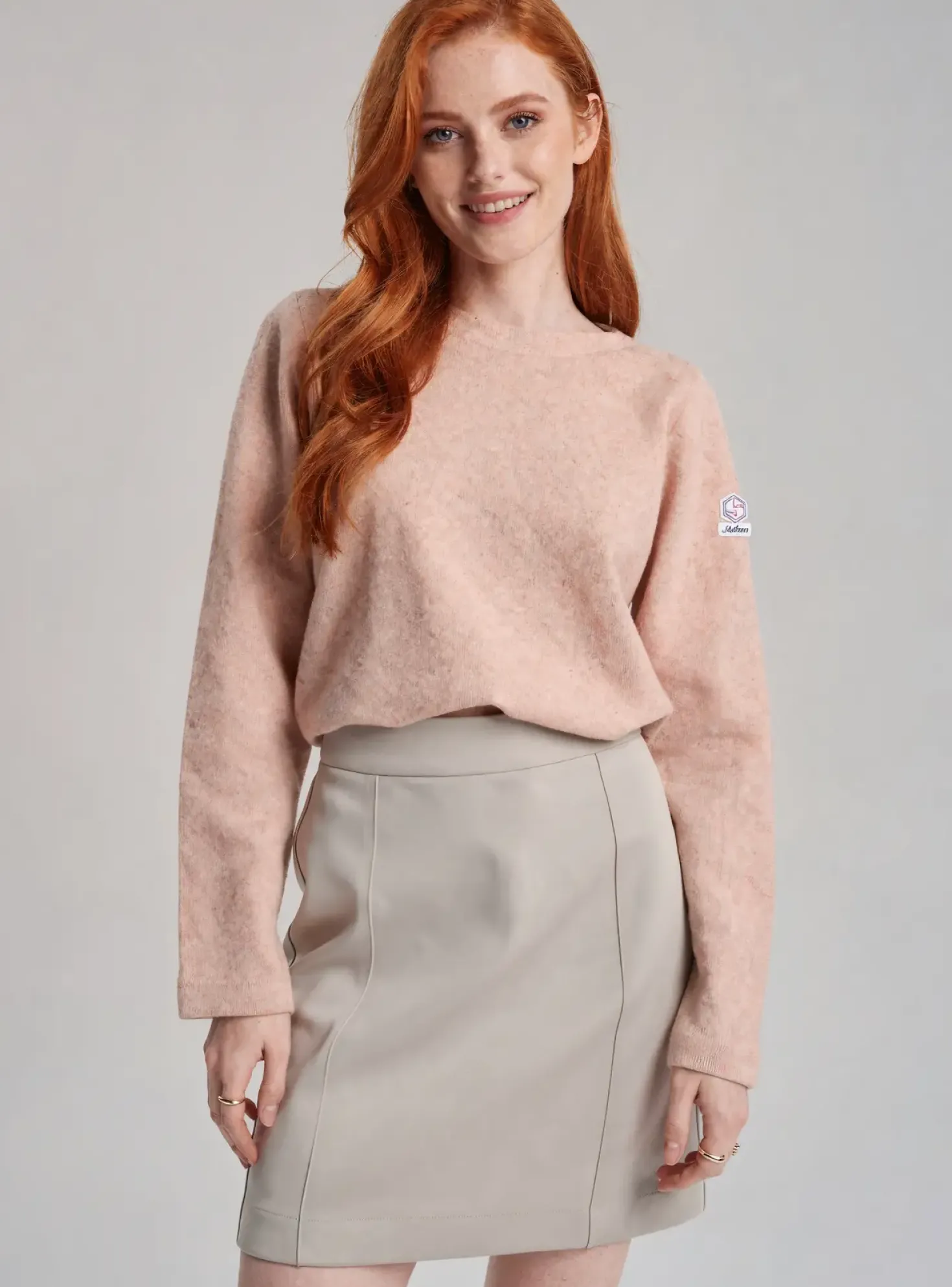 Pull Skidress Rose Manches Longues
