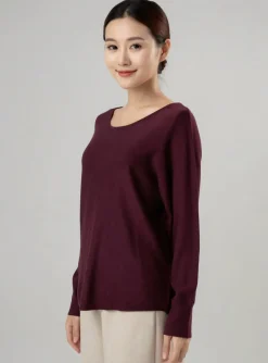 Pull Soyaconcept Violet Manches Longues