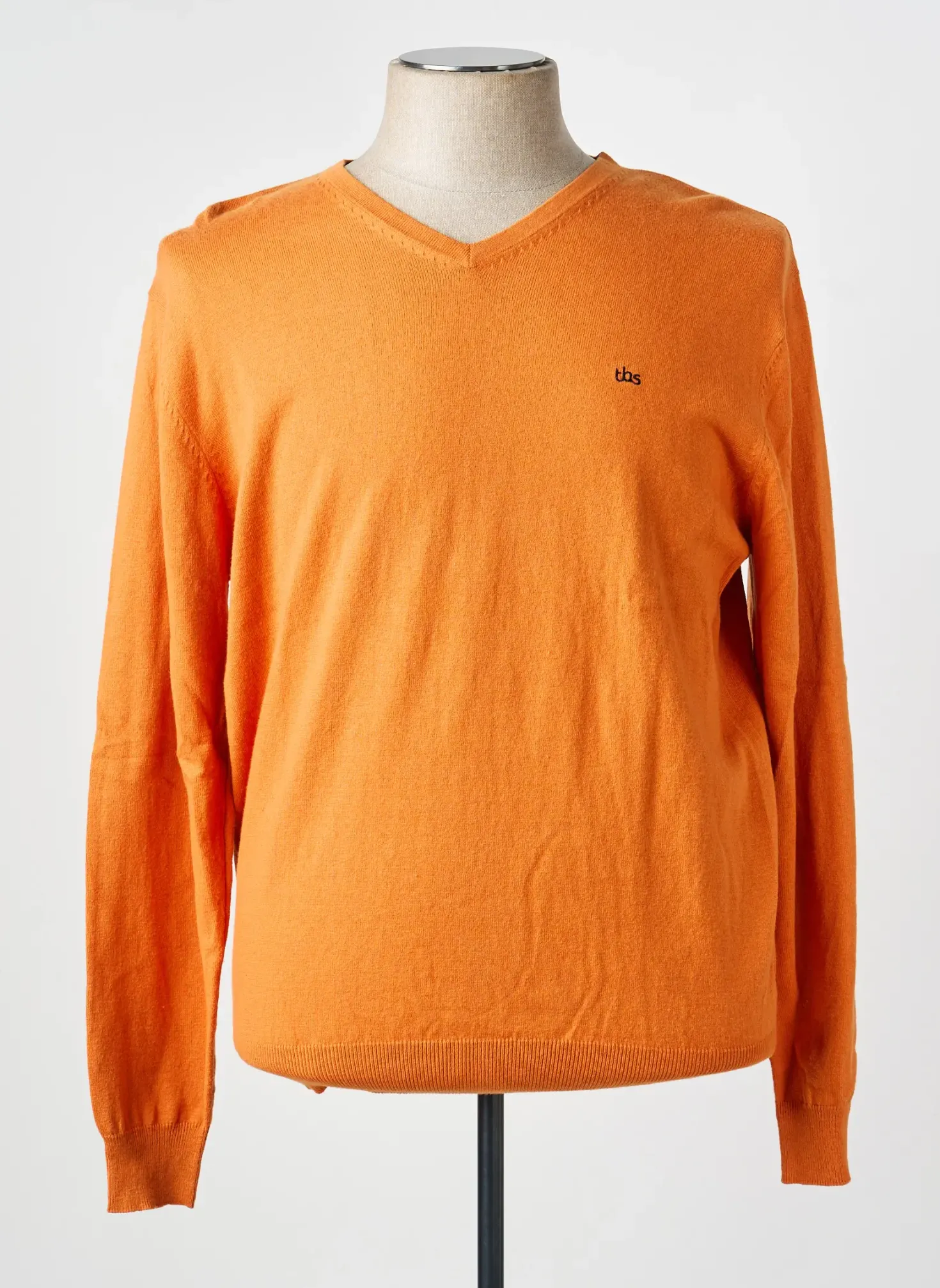 Pull Tbs Orange Manches Longues