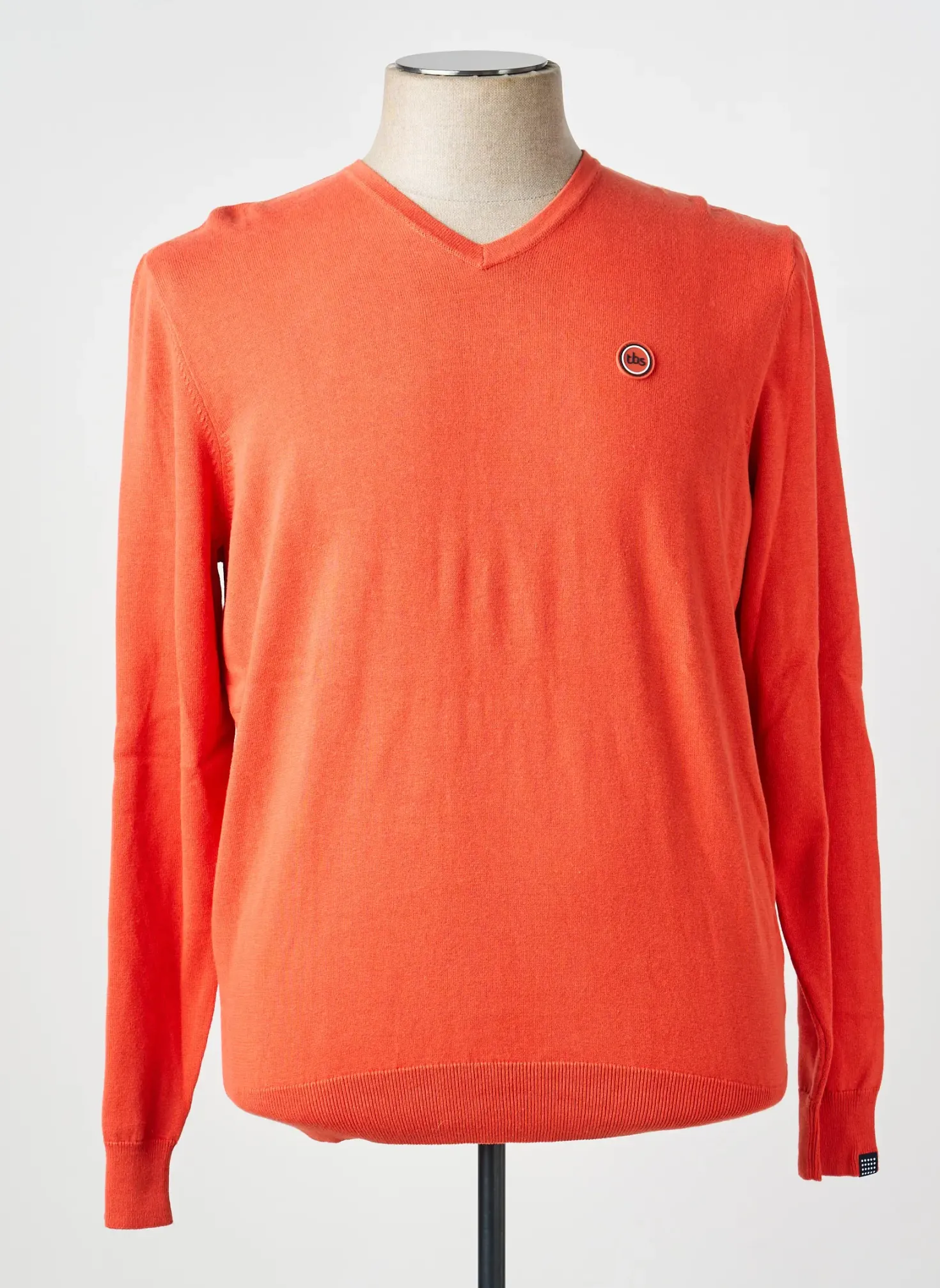 Pull Tbs Orange Manches Longues
