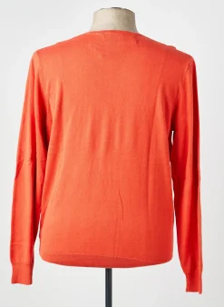 Pull Tbs Orange Manches Longues