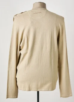 Pull Teddy Smith Beige Manches Longues