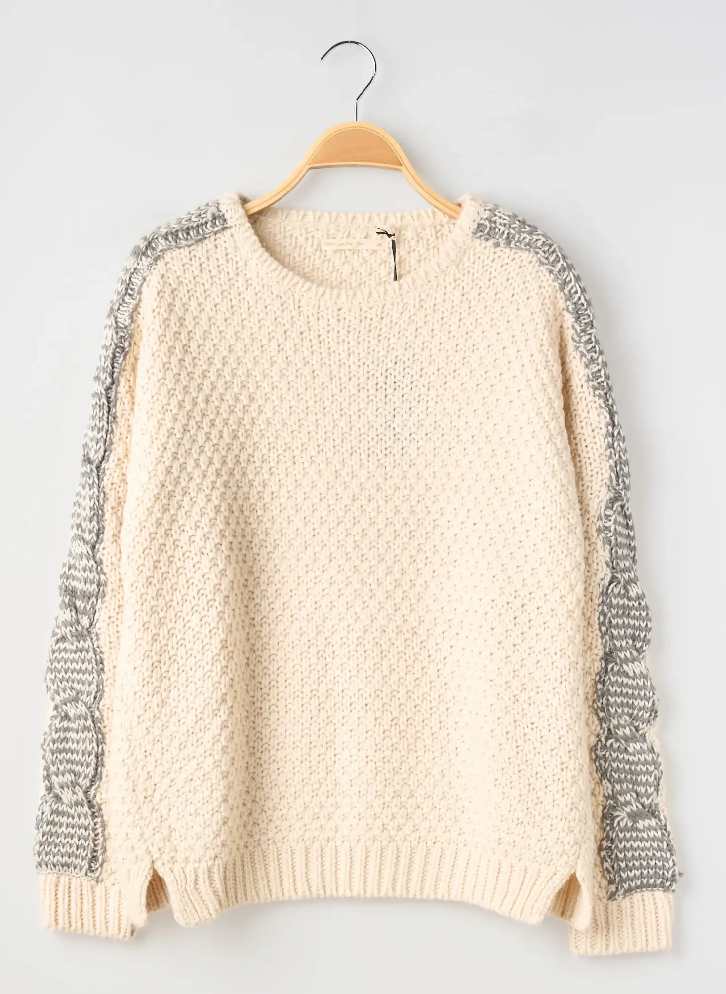 Pull Teddy Smith Beige Manches Longues