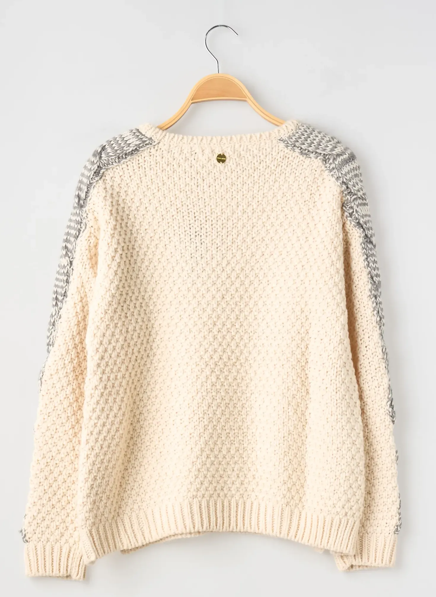 Pull Teddy Smith Beige Manches Longues