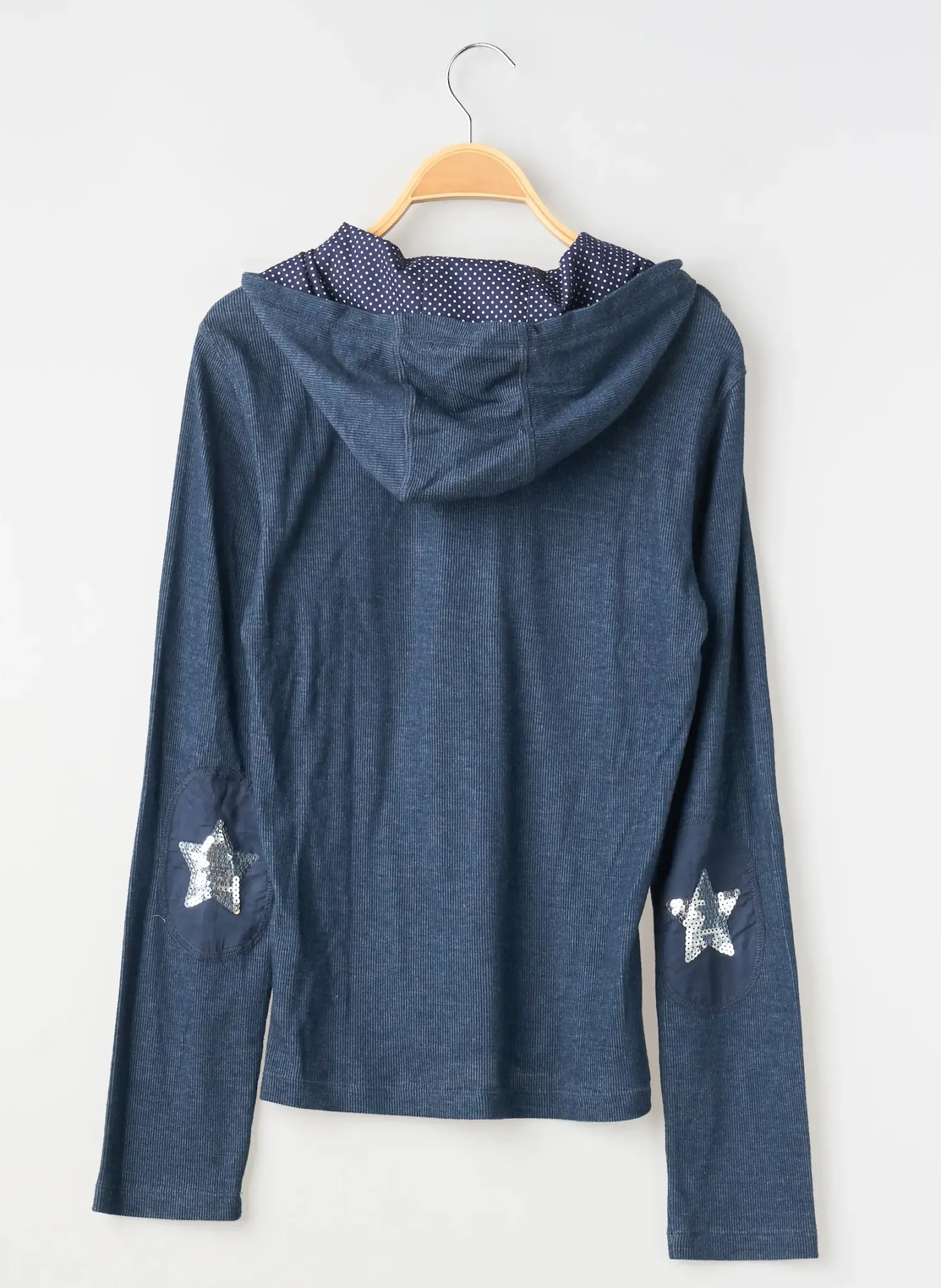 Pull Teddy Smith Bleu Manches Longues