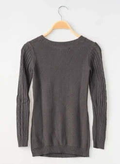 Pull Teddy Smith Gris Manches Longues
