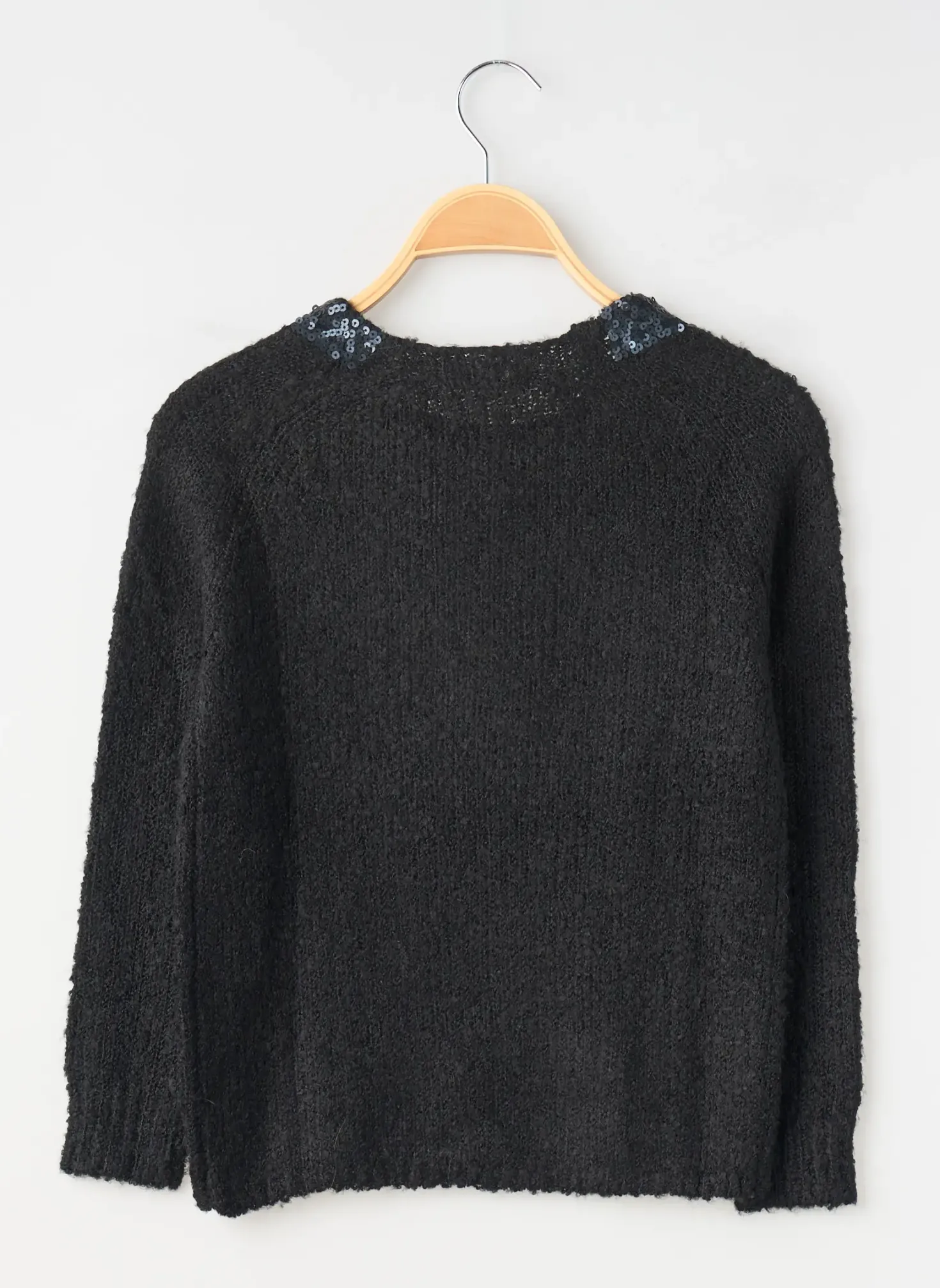 Pull Teddy Smith Noir Manches Longues