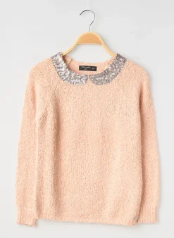 Pull Teddy Smith Rose Manches Longues