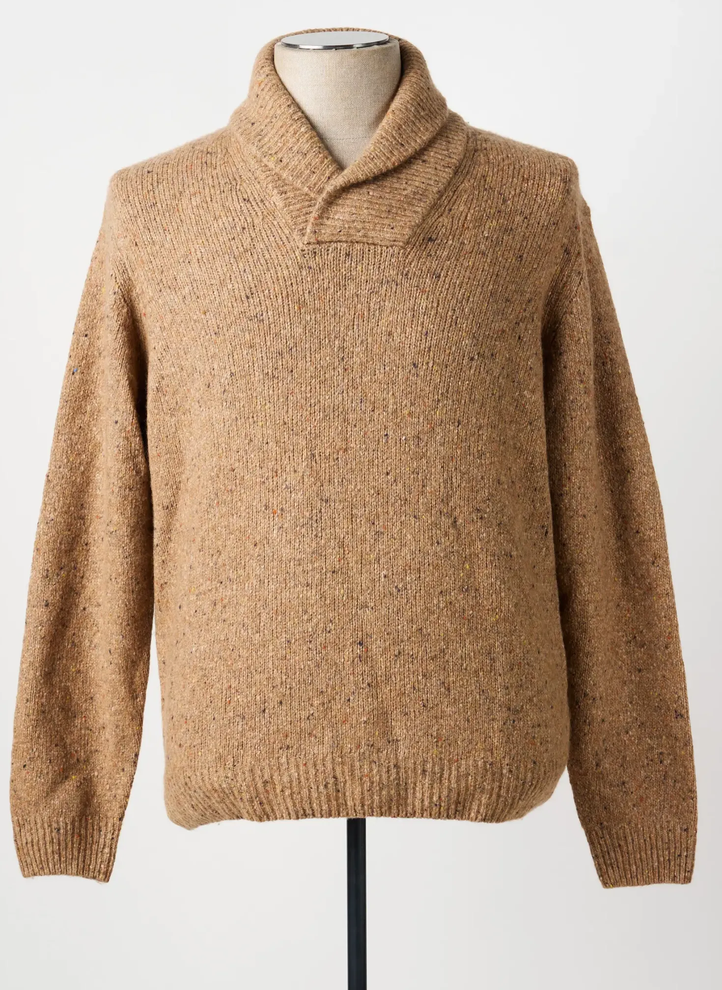 Pull Territoire D'homme Marron Manches Longues