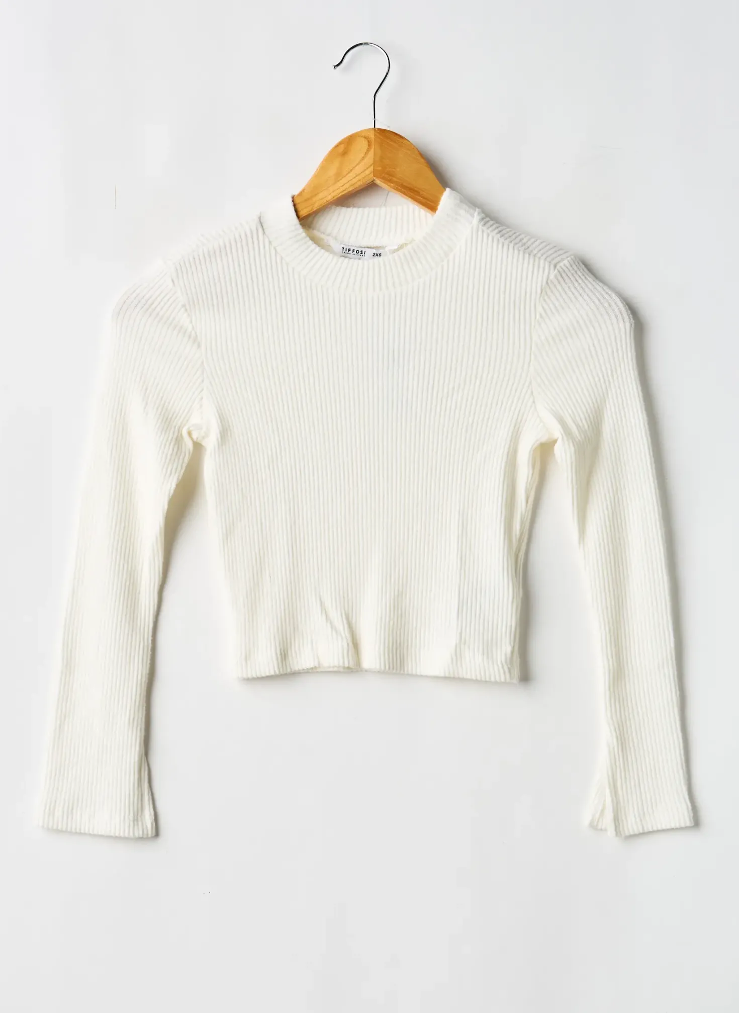 Pull Tiffosi Blanc Manches Longues