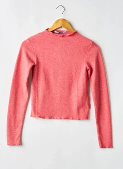 Pull Tiffosi Rose Manches Longues