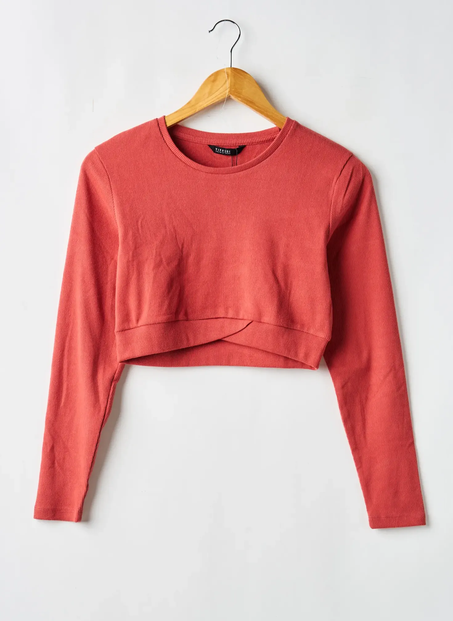 Pull Tiffosi Rouge Manches Longues