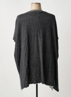 Pull Tunique Sheego Gris Manches Courtes