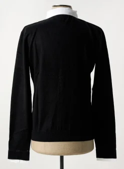 Pull Ugholin Noir Manches Longues