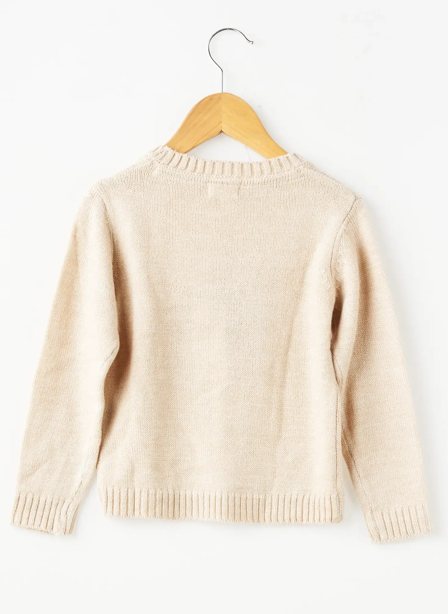 Pull Zy Beige Manches Longues