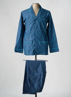 Pyjama Christian Cane Bleu