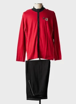 Pyjama Christian Cane Rouge