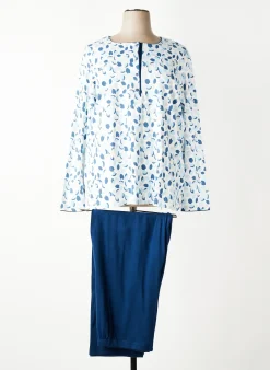Pyjama Peignora Bleu